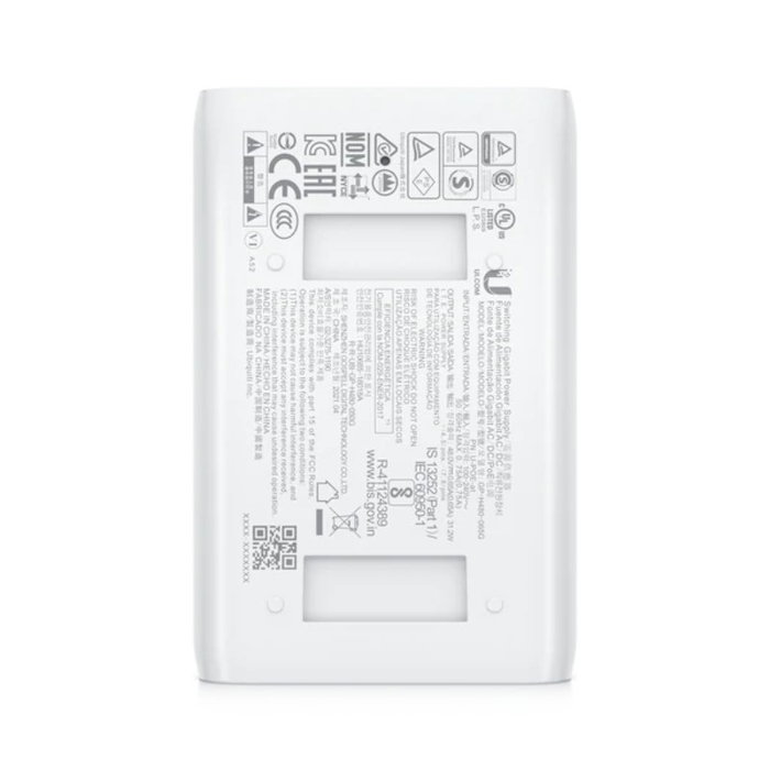 Ubiquiti U-POE-AT Inyector PoE+ 30W 48V DC Gigabit Ethernet White